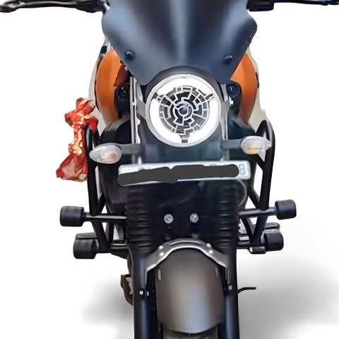 RS ACESSORIES HUB HEAVY QUALITY FZX CRASH GUARD WITH 4 SLIDER