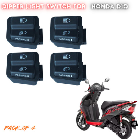 SRPHERE Automotive Dipper Light Switch For Honda Dio Pack Of 4