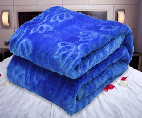 BENAVJI Floral Single Mink Blanket for Heavy Winter - Buy BENAVJI