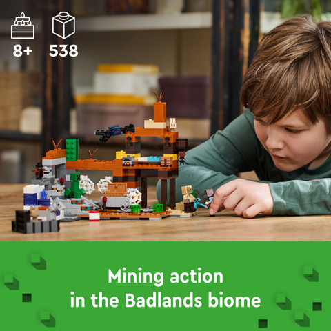 LEGO Minecraft The Badlands Mineshaft Video-Game Toy 21263 ( 538