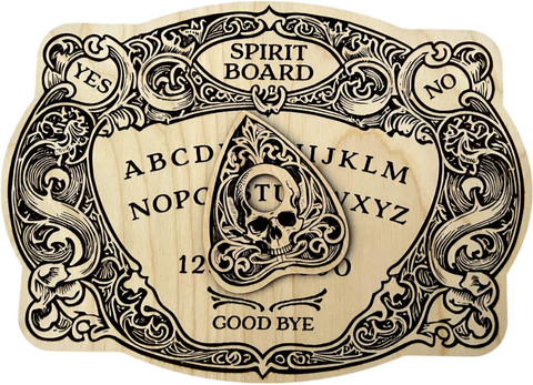 SentosaEnterprise Ouija Board Set - High Quality Premium Wood