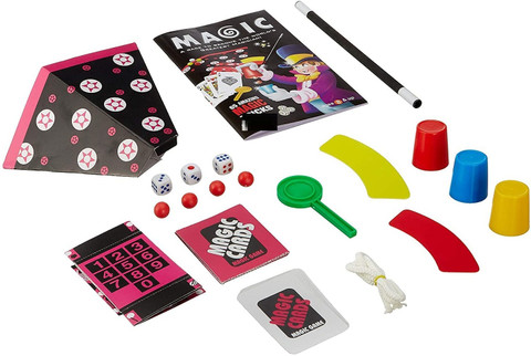 zokato Deluxe Magic Kit Set With Toy Wand & 65 Magic Tricks For