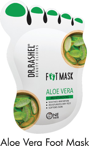 DR.RASHEL Aloe vera Foot Mask For Exfoliating & Moisturized Smooth Feet  Price in India - Buy DR.RASHEL Aloe vera Foot Mask For Exfoliating &  Moisturized Smooth Feet online at Flipkart.com