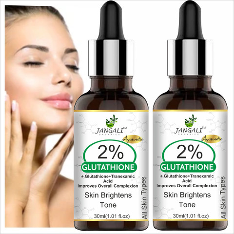 Pure Jangali Organics Glutathione Serum for Fairness Reduce Pigmentation  (60 ml) Price in India - Buy Pure Jangali Organics Glutathione Serum for  Fairness Reduce Pigmentation (60 ml) online at Flipkart.com
