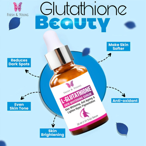 cjc-1295 no dac ipamorelin typical dosage mcg Fresh & Young l-Glutathione Serum For Skin whitening & Hyperpigmentation  Glass Skin Price in India