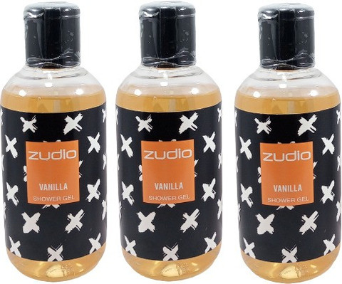 zudio VANILLA SHOWER GEL PACK OF 3 (600ML): Buy zudio VANILLA