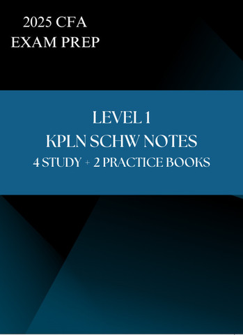 CFA Level 1 Books 2025 Complete Study Package, 6 Books, Question