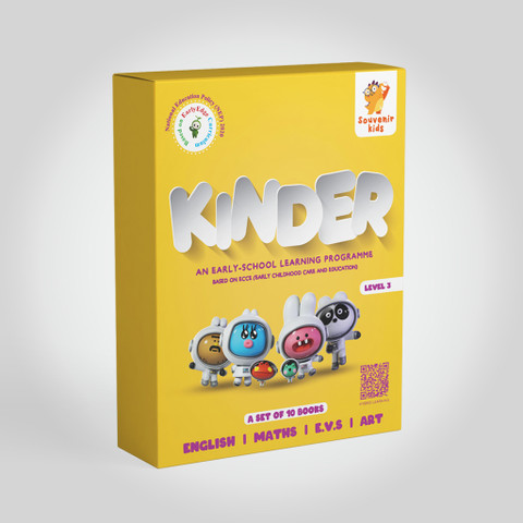 Kinder Early Learning Boxset - Level -3 : A Pack of 10 Activity