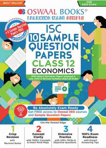 Oswaal ISC Sample Question Papers Class 12 Economics for 2023 Board ...