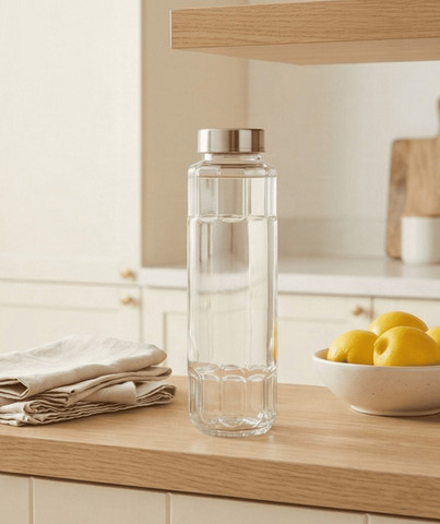 GIOGD Aesthetic Golden Edition 500ml Glass Water Bottle Leakproof Golden  Cap 750 ml Glass Bottle - Buy GIOGD Aesthetic Golden Edition 500ml Glass  Water Bottle Leakproof Golden Cap 750 ml Glass Bottle