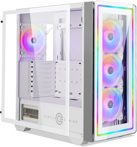 Circle infernova ZX Tempered glass with four ARGB fans Gaming