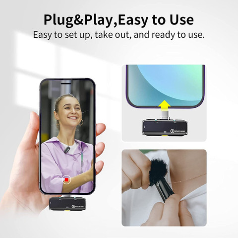 HOLLYLAND Lark C1 Wireless Lavalier Microphone for Android