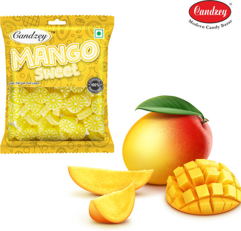 Candzey Sugar Boiled Flavored Candy - Mix Fruit, Chatpati, Mango