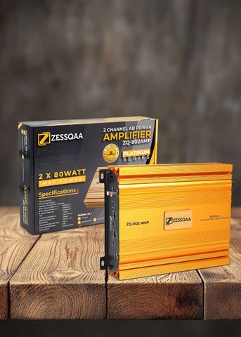ZESSQAA ZQ-802 AMP 80X2 Two Class AB Car Amplifier Price in India