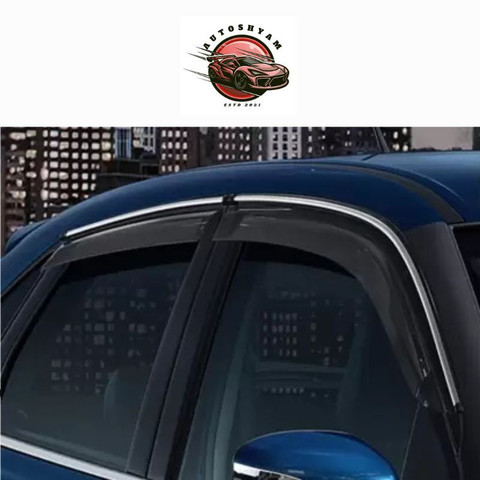 AUTOSHYAM Car Chromeline Door Visor Set of 4 For Honda City ZX All