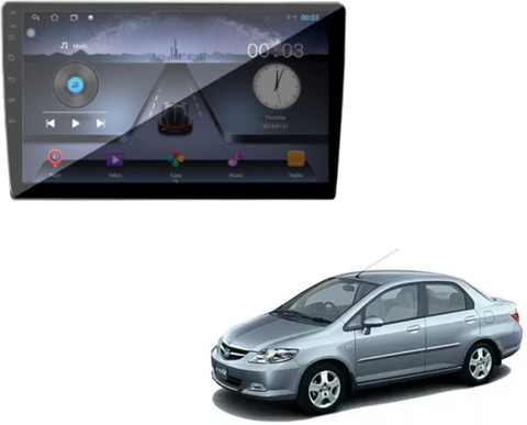 Aksmy 9 Inch HD Android 12 Gorilla Glass IPS Display Honda City ZX