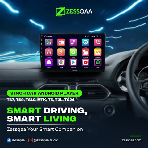 ZESSQAA 9 INCH ANDROID PLAYER 2GB RAM | 32GB ROM | IPS SCREEN