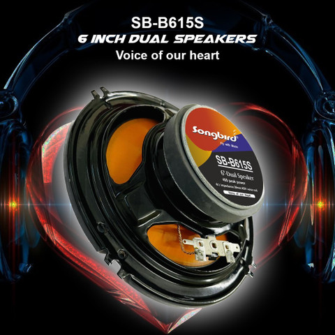 songbird 6 INCH 400 W MAX DOOR SPEAKER WITH DUAL 2 Piece Speaker