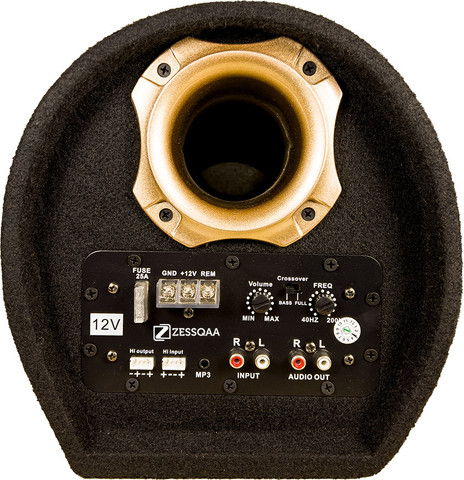 bass2008 ZESSQAA ZQ-801BST 8 Inch Active Bass Tube with Inbuilt
