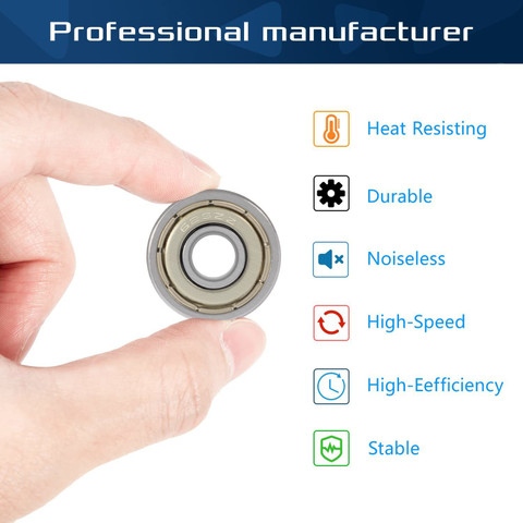 ZMB 624 zz ID-4mm x OD-13mm x Width-5mm Pack of 10 Pieces