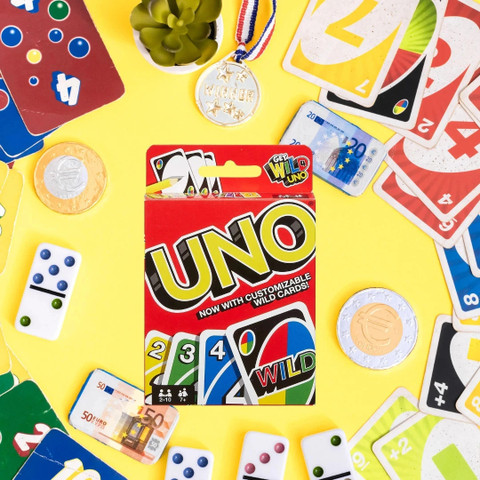 LA Toys UNO Cards Playing Game with Special Customizable Wild
