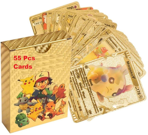 pokemon gold promo cards Amazon.com: Pokemon - Pikachu Oversize/Jumbo Card - SWSH061 main image 1