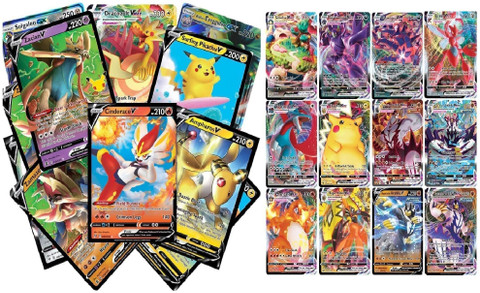 BUKU Pokemon Cards 288 Pcs Basic Gx Vstar Vmax Cards Trainer
