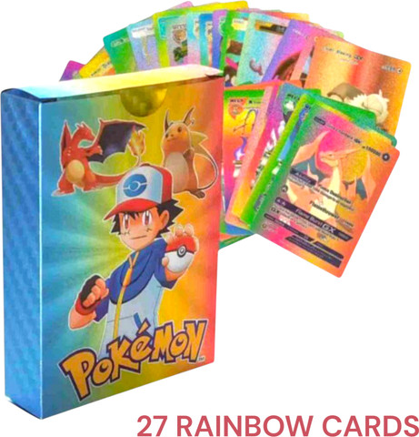 taka saki rainbow pokemon cards pack deck set box - rainbow pokemon cards  pack deck set box . Buy pokemon cards toys in India. shop for taka saki  products in India. | Flipkart.com