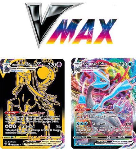 MOONZA Pokemon 42 Playing Card For Kid's V card V max and V star