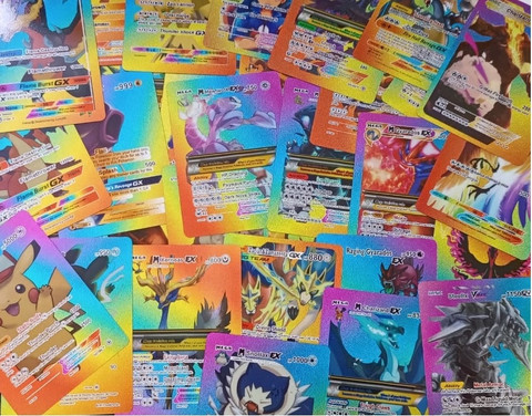 CrazyBuy Pokemon Rainbow Cards 55 (Vmax, V, GX, EX & Basic cards) - Pokemon  Rainbow Cards 55 (Vmax, V, GX, EX & Basic cards) . Buy POKEMON toys in  India. shop for