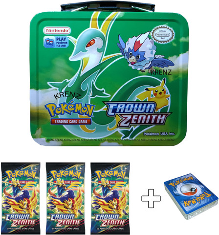 FEDOY Pokemon TCG : Crown Zenith Card Deck With 3 Booster Pack Metal Tin Box - Pokemon TCG : Crown Zenith Card Deck With 3 Booster Pack Metal Tin Box . Buy FEDOY Pokemon TCG : Crown Zenith Card Deck With 3 Booster Pack Metal Tin Box - Pokemon TCG : Crown Zenith Card Deck With 3 Booster Pack Metal Tin Box . Buy