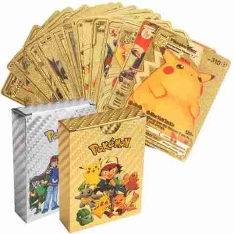 golden pokemon cards for sale Millie Gold Plated Metal Collectible Card *FINAL SALE* holofoil pattern or surface detail) Loona Gold Plated Metal Collectible