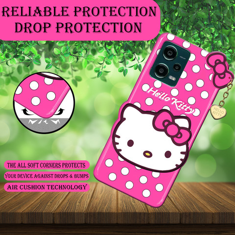 TERANCE Back Cover for Redmi Note 12 5G - Hello Kitty Case | 3D