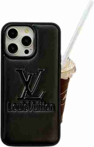 MILLION CASES Back Cover for iPhone 15 Pro Style Wrap LV Pattern