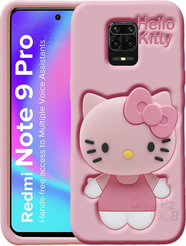 DeepzHub Back Cover for Redmi Note 9 Pro, Cute Hello Kitty Soft Case Cover  with Kitty Face Holder for Girls - DeepzHub : Flipkart.com