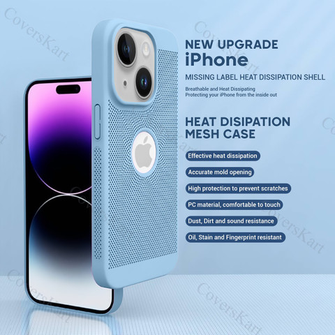 MobiLooks Back Cover for Apple iPhone 13, Heat Dissipation Grid Ultra  Hybird Paper Slim Case - MobiLooks : Flipkart.com
