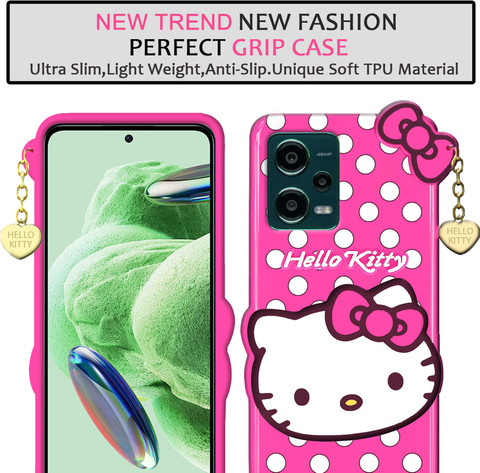 TERANCE Back Cover for Redmi Note 12 5G - Hello Kitty Case | 3D