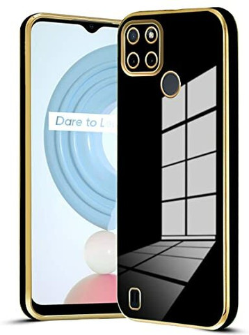 ESTH® Custodia per Realme C55 4G con 360° Rotante Staffa, [Compatibile con Supporto Magnetico per Auto], Cover Paraurti PC + TPU, Blu