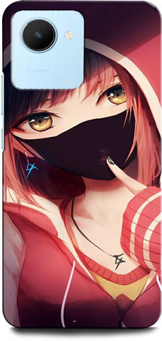 GRAFIQE Back Cover for Realme C30 ANIME GIRL, CUTE GIRL, LOVE