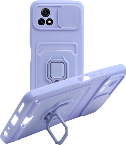 Diktoto Custodia per Wiko View 4 Lite, Cover a Libro Wiko View 4, Custodia in Pelle Wiko View 4 Lite, Flip Cover per Wiko View 4 / Wiko View 4 Lite Portafoglio, Grigio