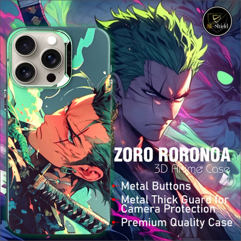 MS-Shield Back Cover for Apple iPhone 15 Pro Max, 3D Anime one