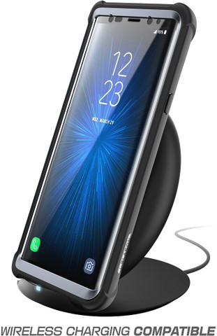 i-BLASON Samsung Galaxy Note 9 ケース 液晶内置フィルム付き 全面保護 背面クリアカバ- [Ares Series] Protective Case Samsung Galaxy Note Back Case I-Blason Magma