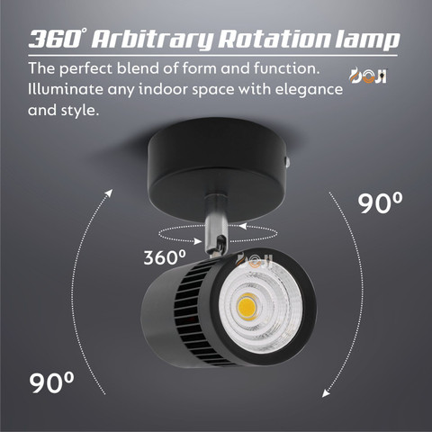 DOJI 6 watt color-White,spot light,focus light,wall light Spot