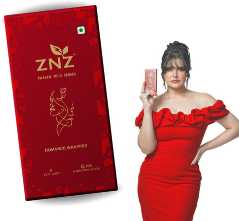 ZNZ Dark Chocolate for Couples | Romantic Gift | Mood Uplifting
