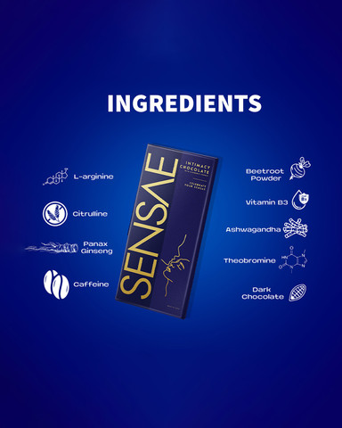 SENSAE MIDNIGHT BLAST APHRODISIAC MOOD CHOCOLATE Bars Price in