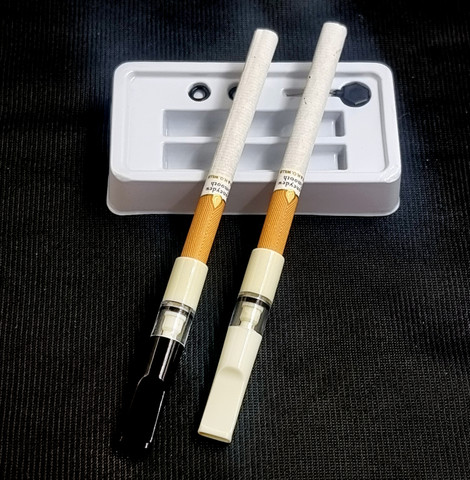 cigarette protector VIOVI Vajue 02 pcs Set Cigarette Holder Filter Reduce Smoking Tar & Protect  Your Lips Plastic Outside Fitting Hookah Mouth Tip Price in India