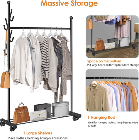 ADA Aluminium Floor Cloth Dryer Stand Metal Garment Rack with Shoe Rack ...