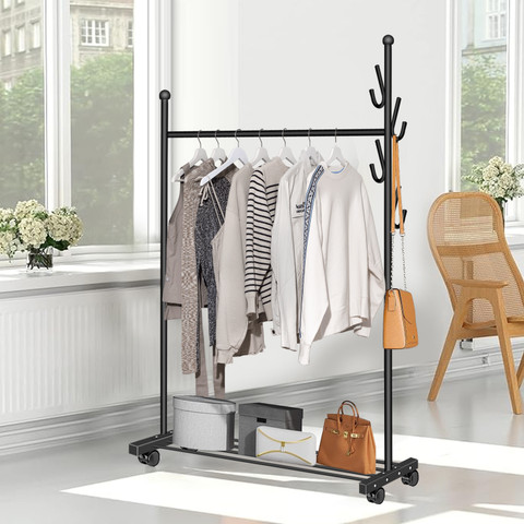 ADA Aluminium Floor Cloth Dryer Stand Metal Garment Rack with Shoe Rack ...