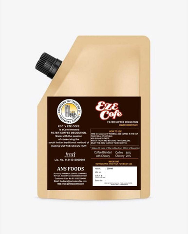 PCC Liquid Coffee Decoction Strong Coffee & Chicory Blend Instant