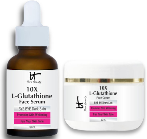 IT Pure Beauty L- Glutathione Face Cream & Face Serum for Skin Whitening,  Brightening & Anti Ageing, Enrich with Daily Care, Skin Brightining Price  in India - Buy IT Pure Beauty L-